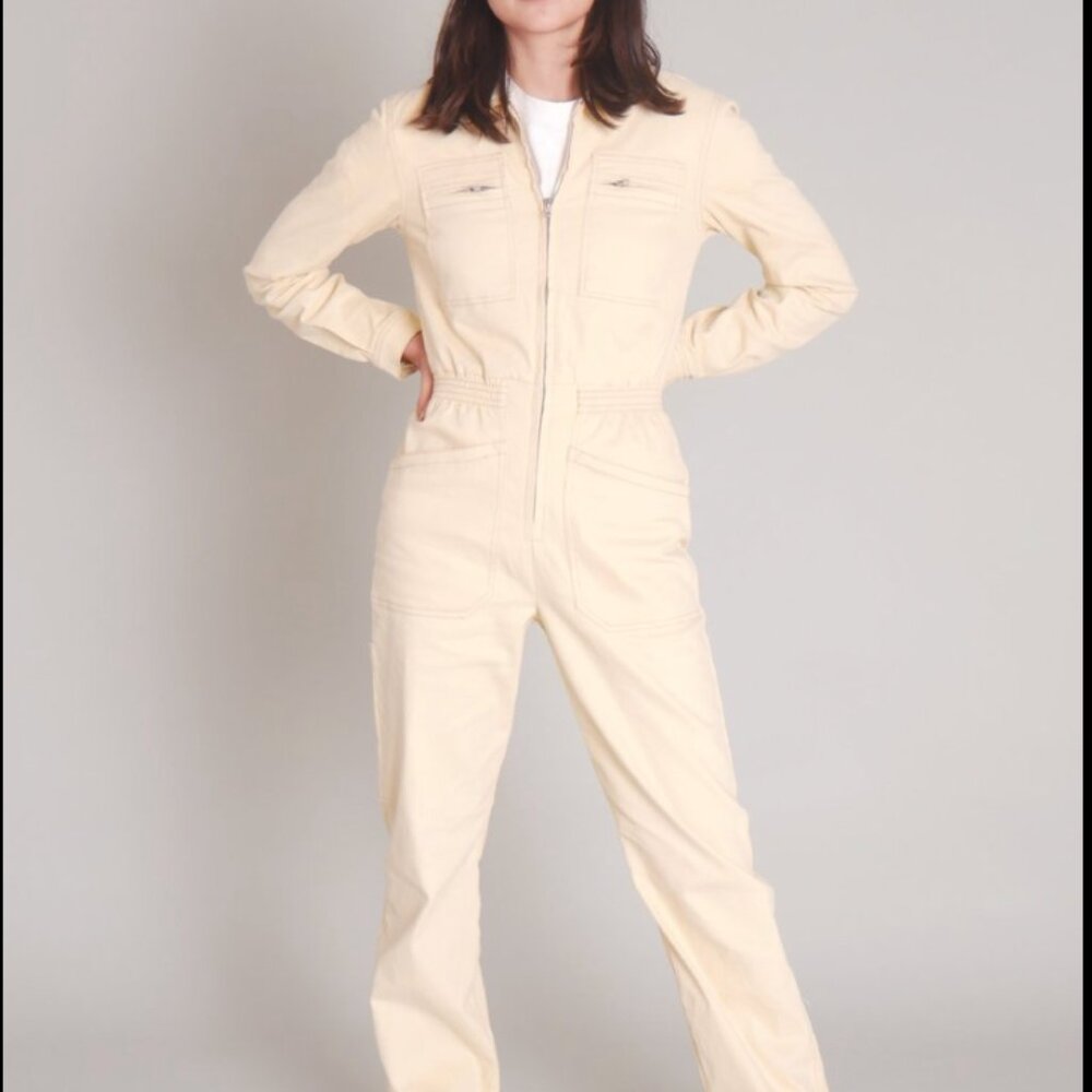 L.F. MARKEY Cream Danny Boilersuit
